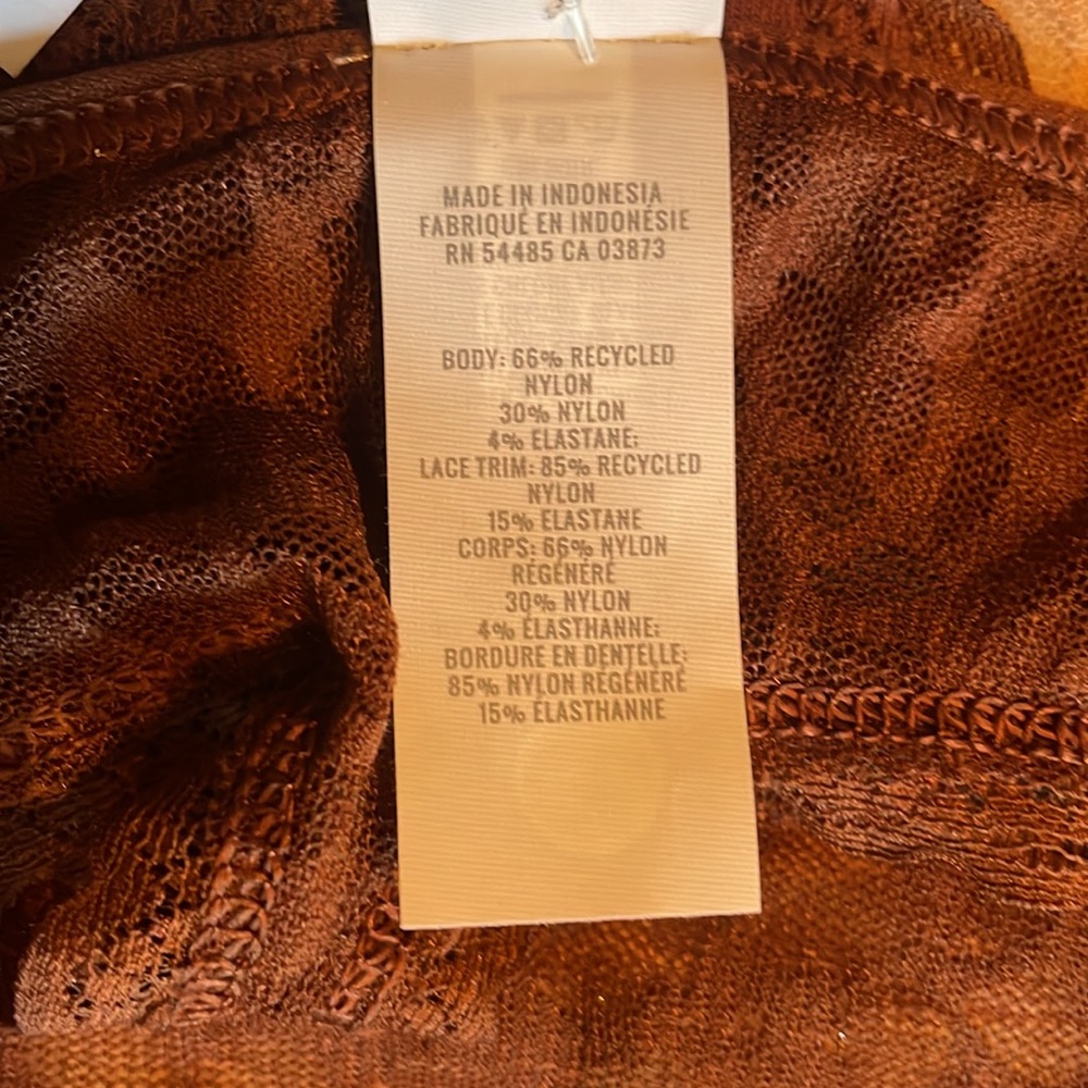 Aerie Lace Panties - Brown, Tan, Orange, and Black - Picture 4 of 6